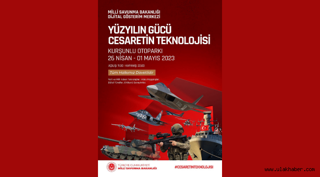 MSB Dijital Gösterim Merkezi 26 Nisan'da Kayseri'de olacak