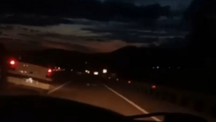 Pınarbaşı-Kayseri karayolundaki kaza anı kameralara yansıdı