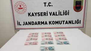 Sahte parayla yakalanan şüpheli gözaltına alındı 