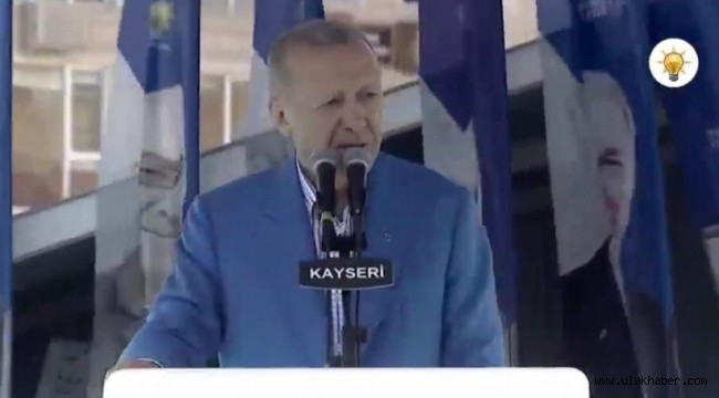 Cumhurbaşkanı Erdoğan: Kayseri'ye son 21 yılda 83 milyar lirayı aşkın yatırım yaptık