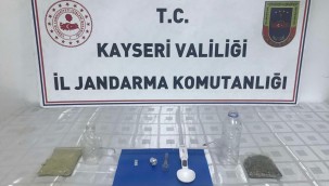 Kayseri jandarmasından uyuşturucu operasyonu!