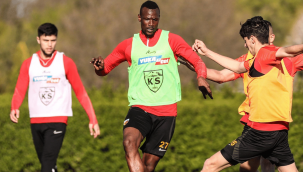 Kayserispor'un Konyaspor mesaisi devam ediyor 