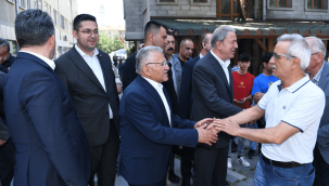 Akar ve Büyükkılıç'tan Develi ile Hacılar'a "teşekkür" ziyareti