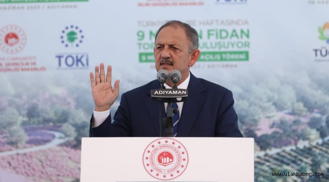 Bakan Özhaseki: Emin olun böyle bir afetin altından kalkacak dünyada başka bir millet yok