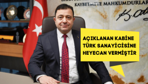 Kayseri OSB Başkanı Yalçın'dan yeni kabine açıklaması