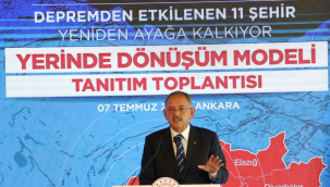 Deprem bölgesinde yeni dönem başlıyor