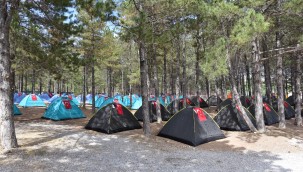 Kayseri'de doğa kampı başladı