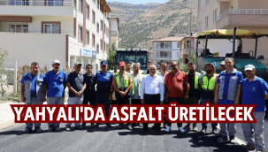 Yahyalı'ya Asfalt Üretim Tesisi yapılacak