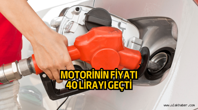 Gelen zamla beraber motorin 40 lirayı geçti 