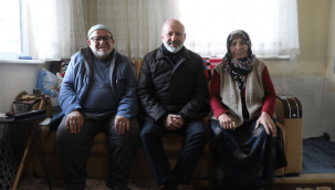 Gecekonduda oturan vatandaş artık yeni evinde