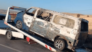 Kayseri'de yanan araç kullanılamaz hale geldi!