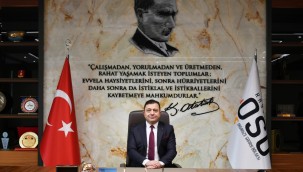 Kayseri OSB Başkanı Mehmet Yalçın Cumhuriyetin 100. Yılını Kutladı