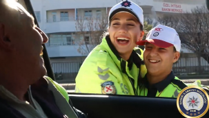 Trafik ekiplerinden özel öğrencilere trafik eğitimi 