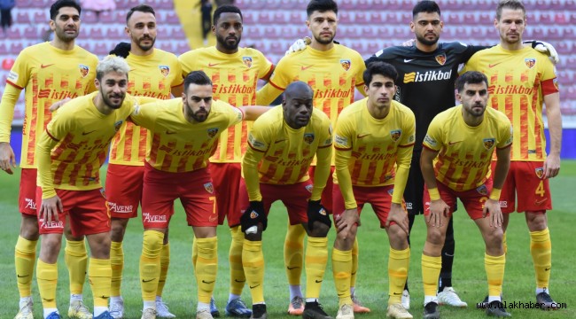 Kayserispor ligde 7 maç sonra puan aldı