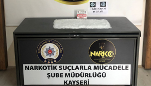 Narkotik ekipleri 2 kilo 15 gram uyuşturucu madde ele geçirdi