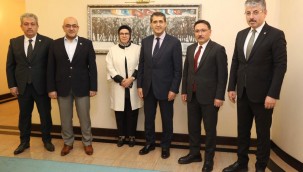 Cumhurbaşkanlığı Strateji ve Bütçe Başkanı Şenel ile Kayseri hakkında görüşüldü