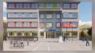 Akkışla'da 8 Derslikli İlkokulun inşaatına başlandı