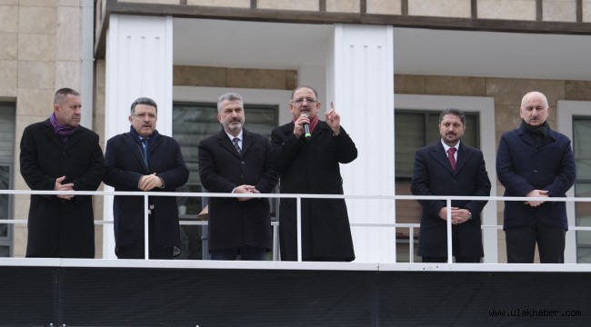 BAKAN ÖZHASEKİ: "CUMHUR İTTİFAKI OLARAK HEP BİRLİKTE ÇALIŞMAMIZA İZİN VERİN"