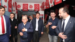 BAŞKAN BÜYÜKKILIÇ'TAN CUMHUR İTTİFAKI ORTAKLARININ HACILAR TEŞKİLATLARINA ZİYARET