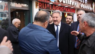 BAŞKAN PALANCIOĞLU OSMAN KAVUNCU ESNAFINI ZİYARET ETTİ