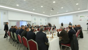 BÜYÜKKILIÇ'TAN İNCESU OSB'DE İŞ İNSANLARI BULUŞMASI