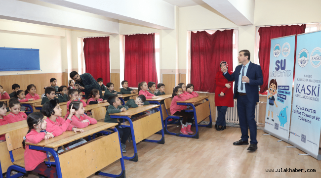 KASKİ'DEN ÖĞRENCİLERE 'SU TASARRUFU' EĞİTİMİ