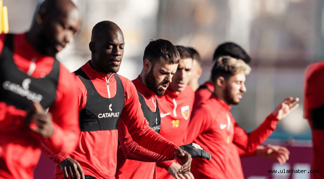 Kayserispor'da Alanyaspor maçı hazırlıkları devam ediyor