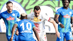 Kayserispor, deplasmanda Rizespor'a mağlup oldu: 3-0