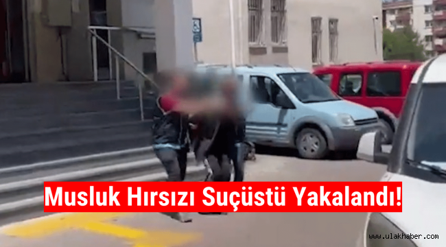 Cami lavabosundan musluk çalan hırsız suçüstü yakalandı!