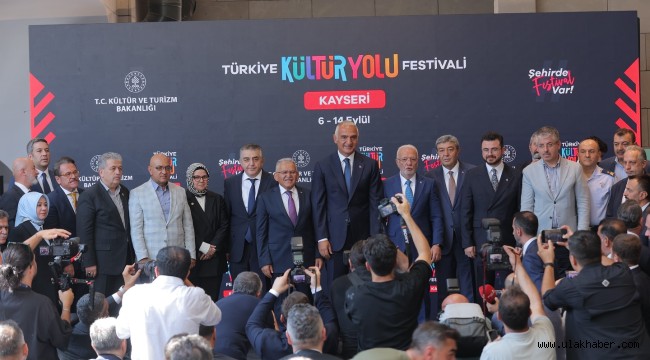 DÜNYANIN EN BÜYÜK FESTİVALİ BAŞKAN BÜYÜKKILIÇ VE BAKAN ERSOY İLE KAYSERİ'DE BAŞLADI