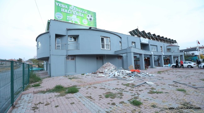 Büyükşehir'den Yeşil Mahalle Sosyal Tesisleri'nde İyileştirme Çalışması