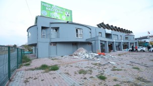 Büyükşehir'den Yeşil Mahalle Sosyal Tesisleri'nde İyileştirme Çalışması