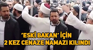 Geç kalan 'bakan' için şehit cenazesi ikinci kez kılındı