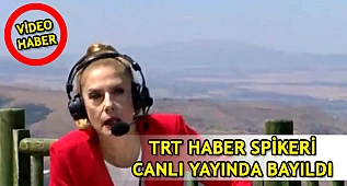 TRT Haber Spikeri Nilgün Balkaç canlı yayında bayıldı